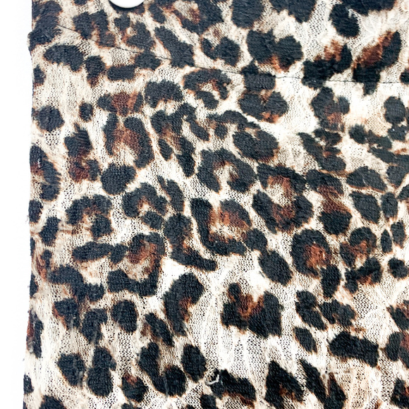 Costa Blanca Cheetah Print Mini Skirt - Picture 4 of 6